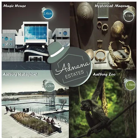 Bed & Breakfast Aday - Modern Living - Cozy - Center Aalborg